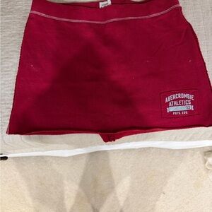 Abercrombie & Fitch Red Athletic Skirt